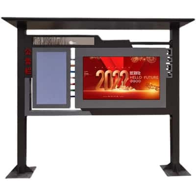 河南电子阅报栏 | 公园宣传栏 | 智慧社区广告宣传栏智能互动大屏